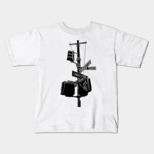 New York Streetsign Kids T-Shirt